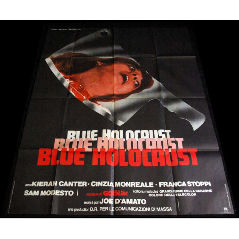 BLUE HOLOCAUST Affiche française 1979 Joe D'Amato