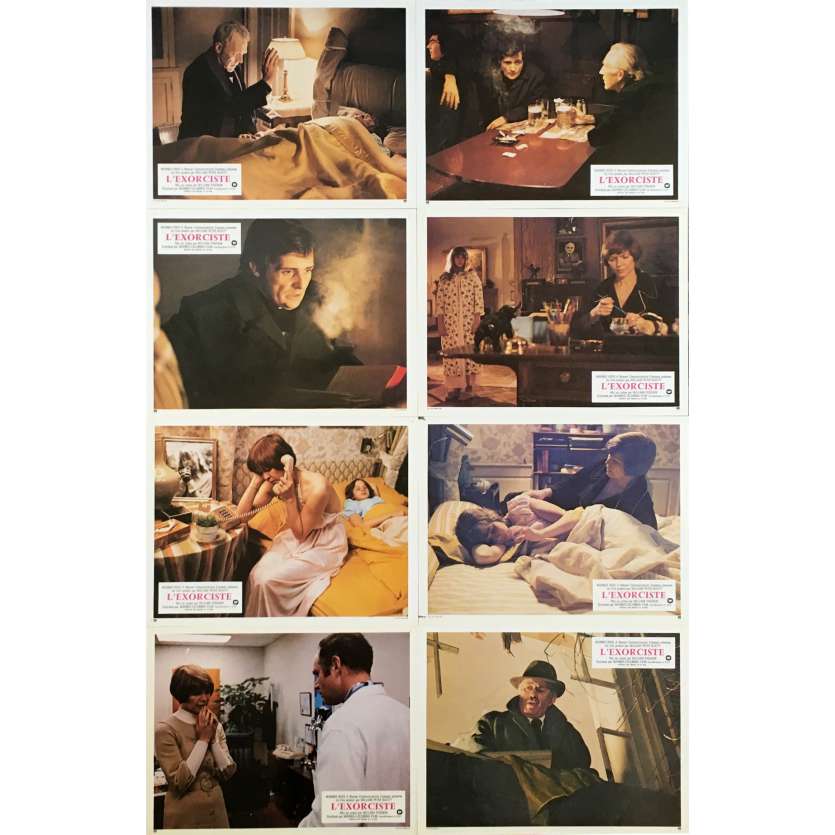 L'EXORCISTE Photos de film x8 - 21x30 cm. - 1974 - Max Von Sidow, William Friedkin