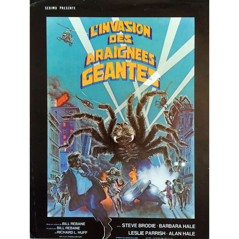 L'INVASION DES ARAIGNEES GEANTES Synopsis - 21x30 cm. - 1975 - Steve Brodie, Bill Rebane