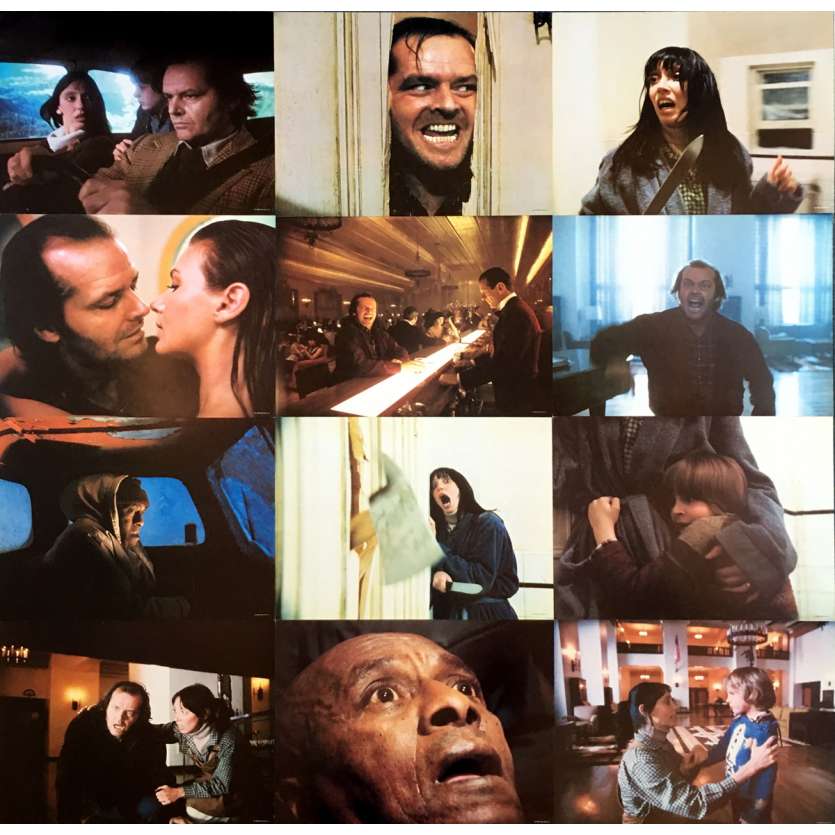 SHINING Photos de film x8 - 28x36 cm. - 1980 - Jack Nicholson, Stanley Kubrick