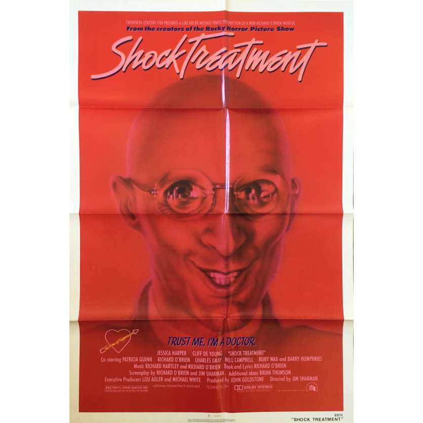 SHOCK TREATMENT Affiche de film - 69x104 cm. - 1981 - Jessica Harper, Jim Sharman