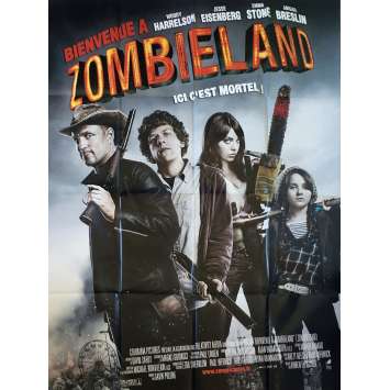 ZOMBIELAND Affiche de film - 120x160 cm. - 2009 - Woody Harrelson, Ruben Fleischer