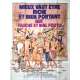 MIEUX VAUT ETRE RICHE Affiche de film  - 120x160 cm. - 1980 - Victoria Abril, Max Pecas
