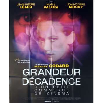 GRANDEUR ET DECADENCE Affiche de film - 120x160 cm. - 1986 - Bob Dylan, Jean-Luc Godard