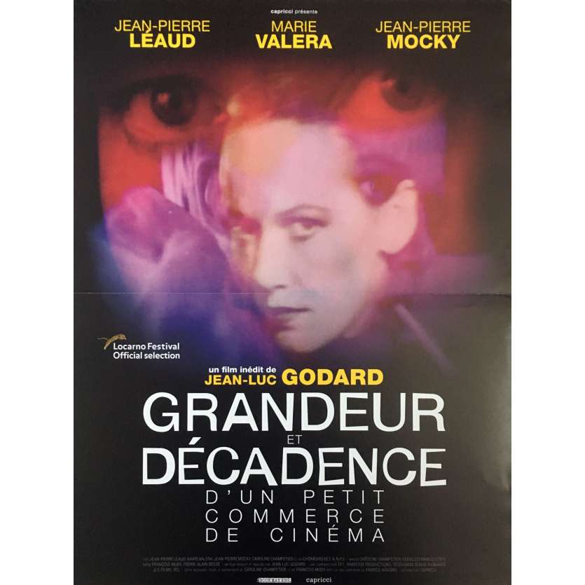 GRANDEUR ET DECADENCE Movie Poster - 15x21 in. - 1986 - Jean-Luc Godard, Bob Dylan