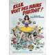 ELLE VOIT DES NAINS PARTOUT Movie Poster   - 15x21 in. - 1982 - Jean-Claude Sussfeld, Zabou Breitman