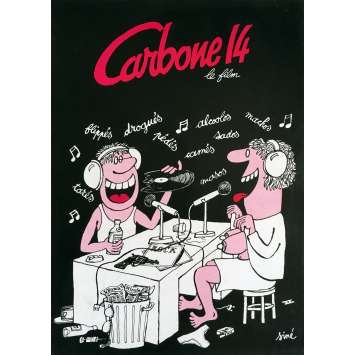CARBONE 14 Pressbook - 9x12 in. - 1983 - Jean-François Gallotte, Jean-Yves Lafesse