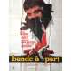 BAND OF OUTSIDERS Movie Poster - 47x63 in. - 1964 - Jean-Luc Godard, Anna Karina