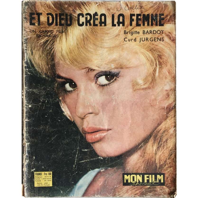 ET DIEU CREA LA FEMME Magazine  - 21x30 cm. - 1956 - Brigitte Bardot, Roger Vadim