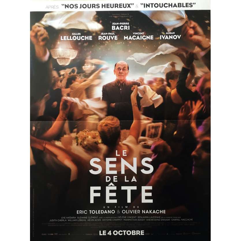 C'EST LA VIE! French Movie Poster, 15x21 in. - 2017 - Bacri