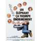 UN ELEPHANT CA TROMPE ENORMEMENT Synopsis 6p 21x30 - 1976 - Jean Rochefort, Yves Robert