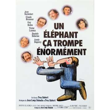 UN ELEPHANT CA TROMPE ENORMEMENT Synopsis 6p 21x30 - 1976 - Jean Rochefort, Yves Robert