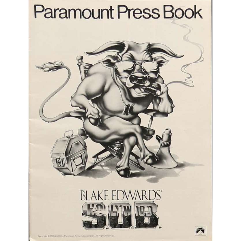 S.O.B Dossier de presse - 21x30 cm. - 1981 - Julie Andrews, Blake Edwards