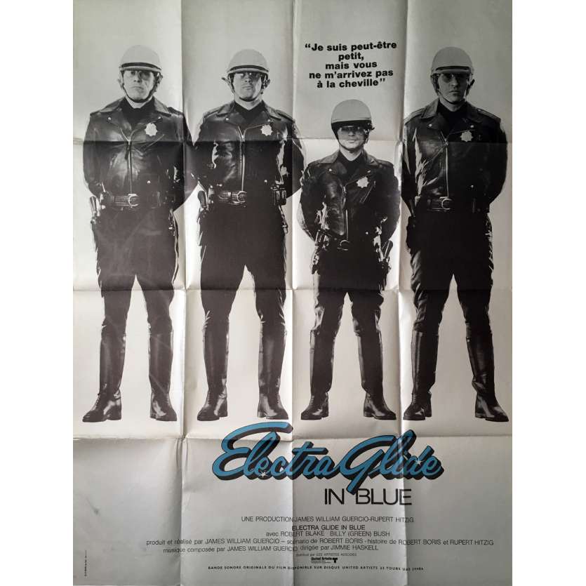 ELECTRA GLIDE IN BLUE Affiche de film - 120x160 cm. - 1973 - Robert Blake, James William Guercio