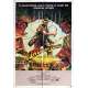 INDIANA JONES AND THE TEMPLE OF DOOM Movie Poster Vaughan Style  - 29x41 in. - 1984 - Steven Spielberg, Harrison Ford