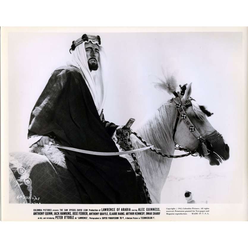 LAWRENCE D'ARABIE Photo de presse N06 - 20x25 cm. - 1962 - Peter O'Toole, David Lean