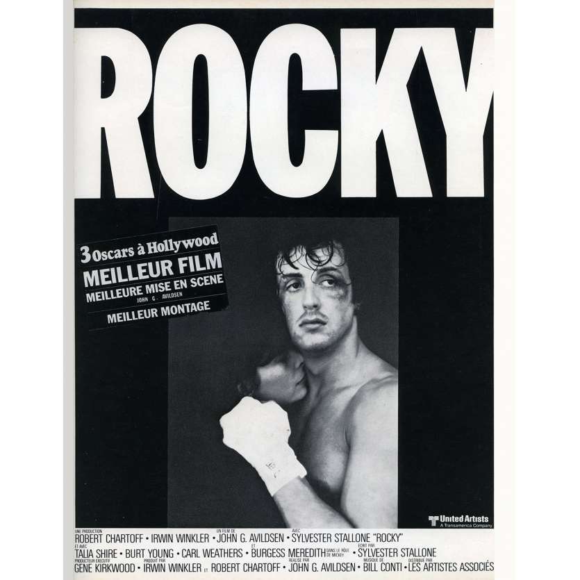 ROCKY Synopsis - 21x30 cm. - 1976 - Sylvester Stallone, John G. Avildsen