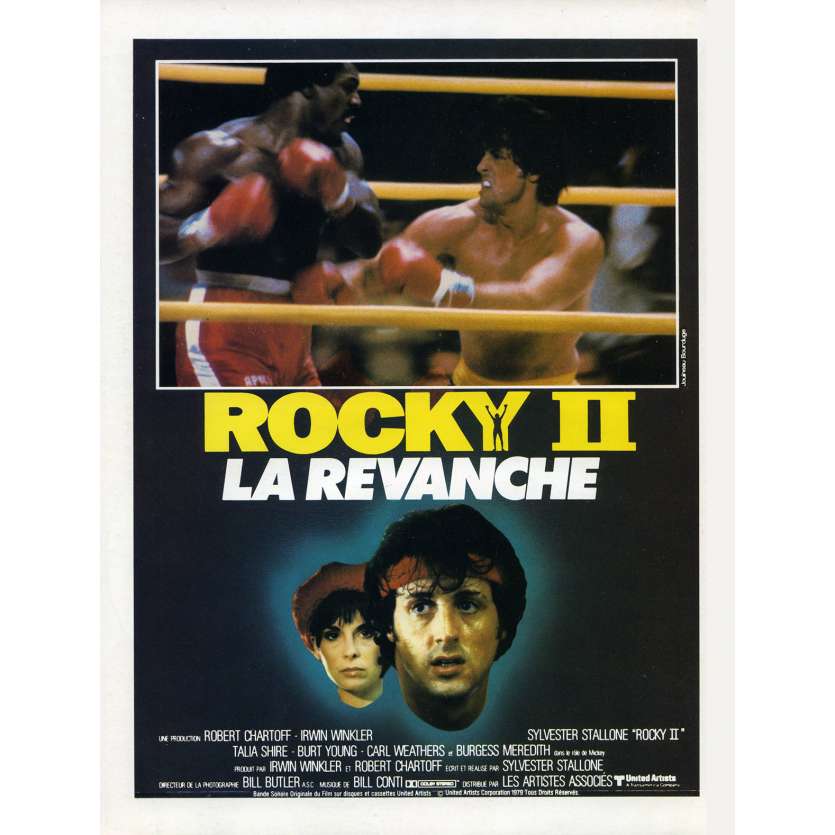 ROCKY 2 Synopsis - 21x30 cm. - 1979 - Carl Weathers, Sylvester Stallone