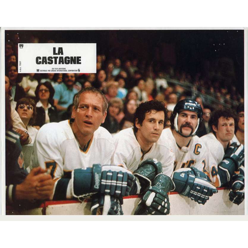LA CASTAGNE Photo de film N06 - 21x30 cm. - 1977 - Paul Newman, George Roy Hill
