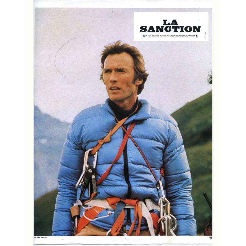 THE EIGER SANCTION Lobby Card N03 - 9x12 in. - 1975 - Clint Eastwood, George Kennedy