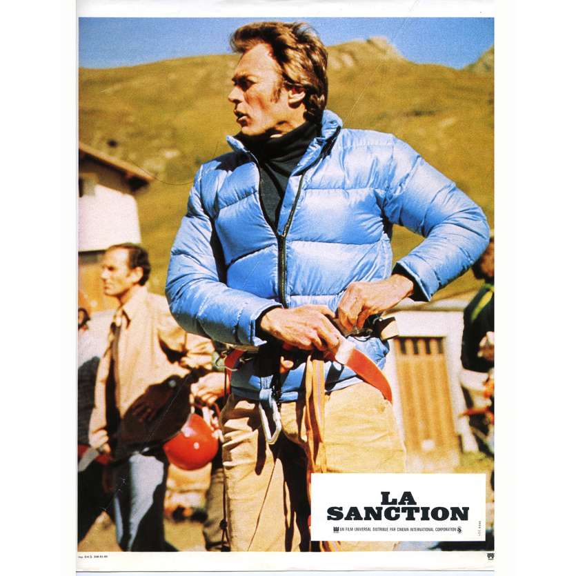 THE EIGER SANCTION Lobby Card N02 - 9x12 in. - 1975 - Clint Eastwood, George Kennedy