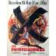 THE PROFESSIONALS French Movie Poster  47x63 - 1966 - Richard Brooks, Burt Lancaster