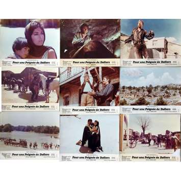 A FISTFUL OF DOLLARS Lobby Cards x9 - 10x12 in. - 1964 - Sergio Leone, Clint Eastwood A FISTFUL OF DOLLARS Lobby Cards x9 - 10x12 in. - 1964 - Sergio Leone, Clint Eastwood