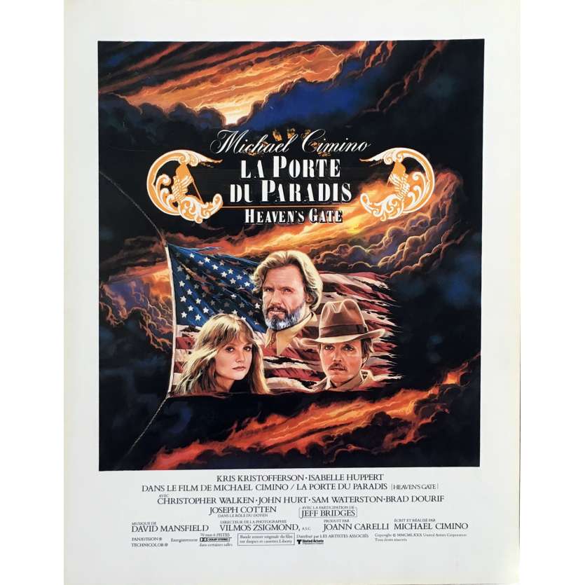 HEAVEN'S GATE Herald - 9x12 in. - 1980 - Michael Cimino, Christopher Walken