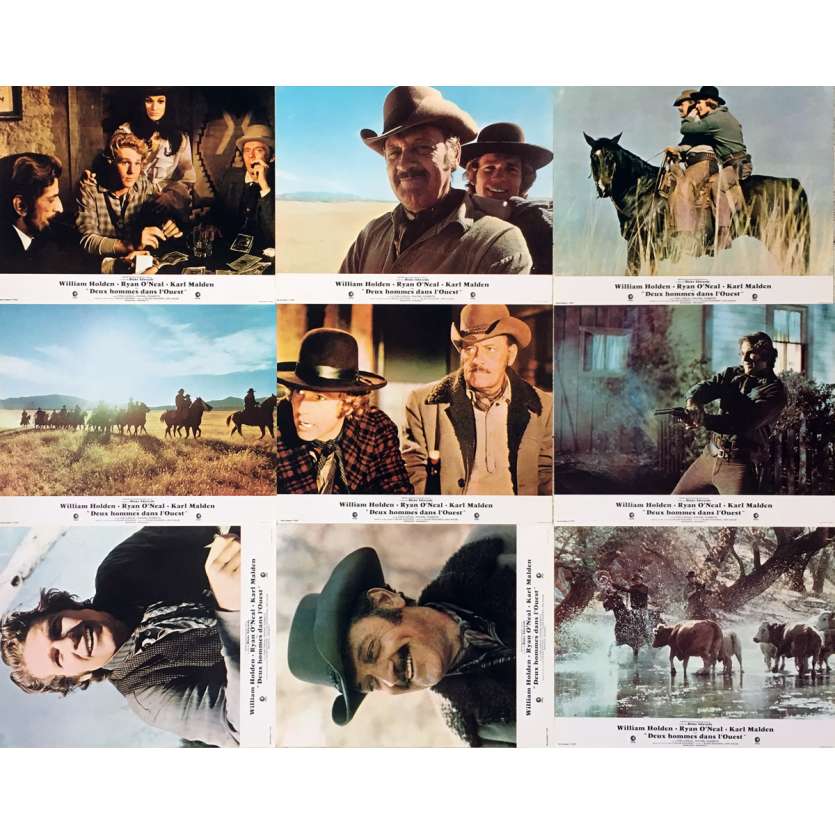 WILD ROVERS Lobby Cards x9 - 9x12 in. - 1971 - Blake Edwards, William Holden