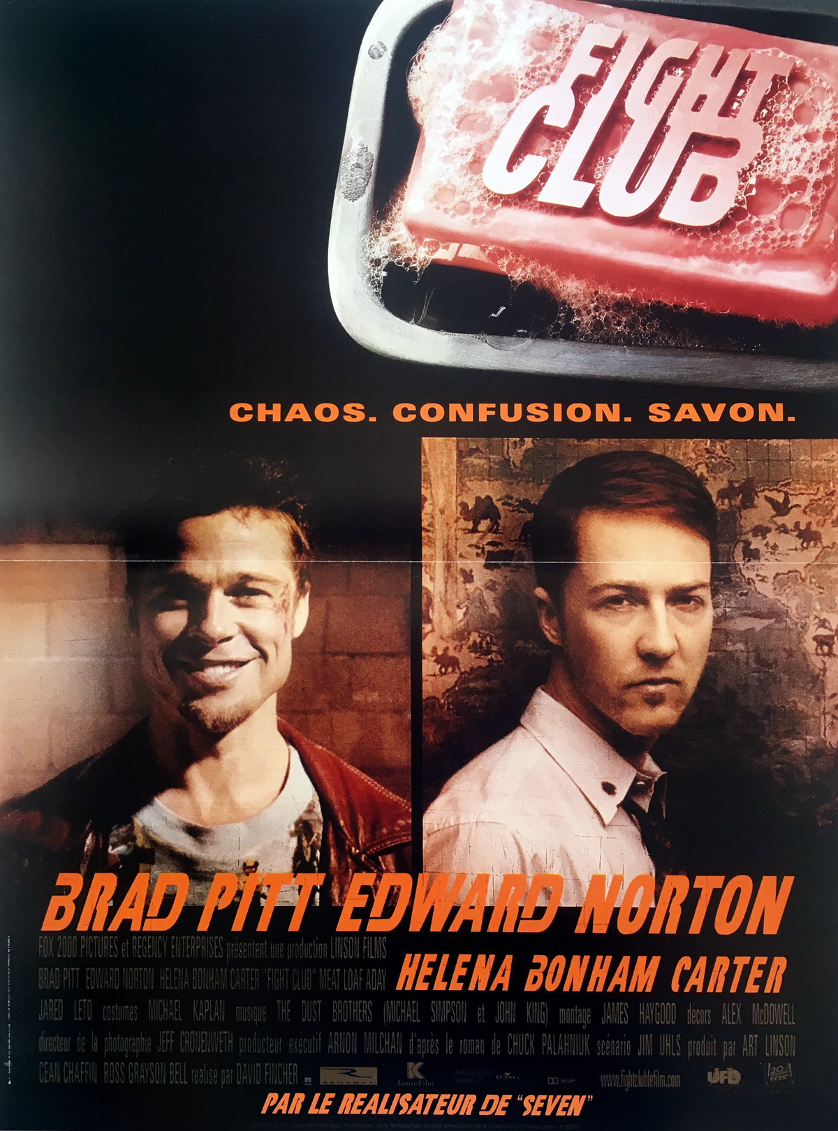 Affiche française de Fight Club.