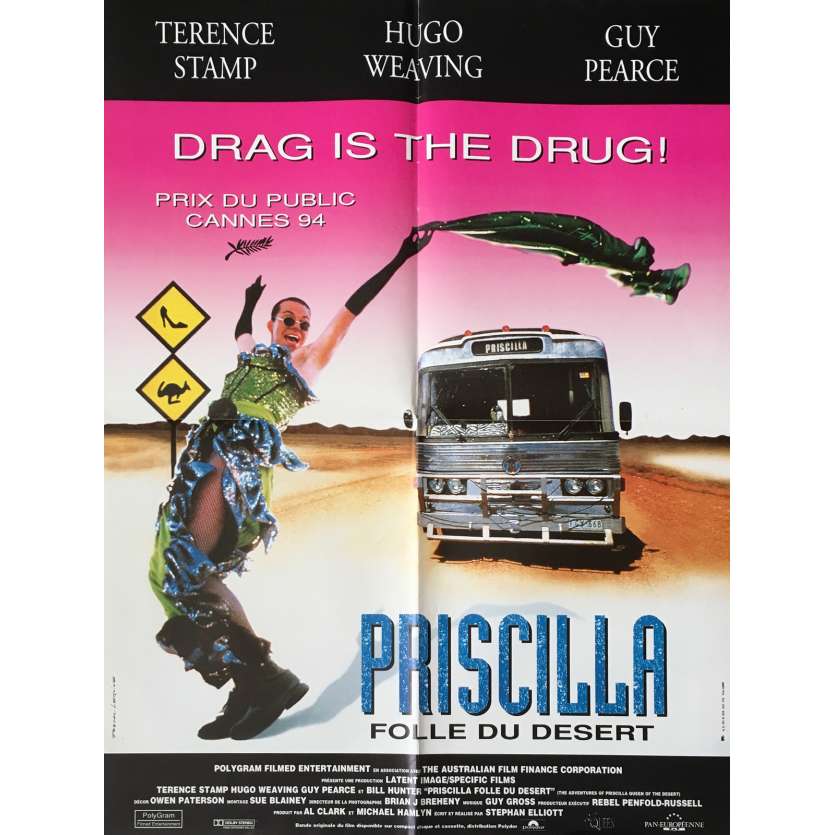 PRISCILLA QUEEN OF THE DESERT Movie Poster   - 23x32 in. - 1994 - Stephan Elliot, Terence Stamp