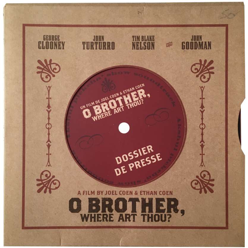 O' BROTHER WHERE ART THOU ? Pressbook - 9x12 in. - 2000 - Joel Coen, George Clooney