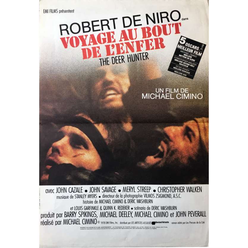 THE DEER HUNTER Movie Poster - 15x21 in. - 1978 - Michael Cimino, Robert de Niro