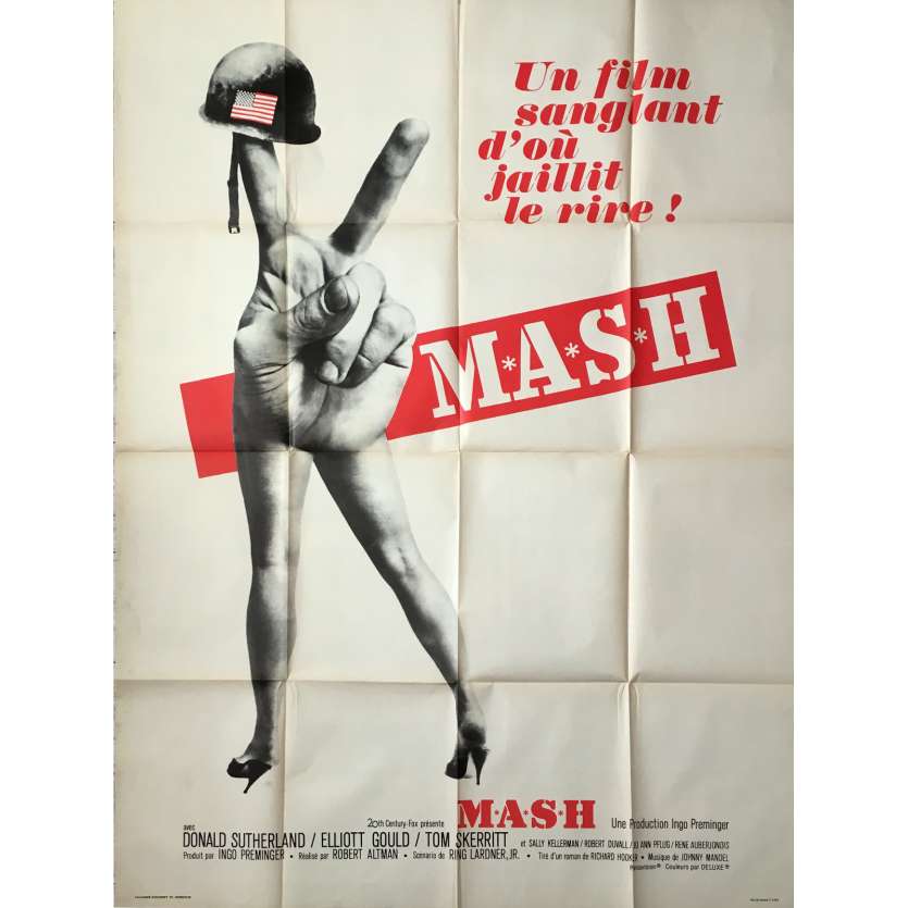 MASH Affiche de film - 120x160 cm. - 1972 - Donald Sutherland, Robert Altman