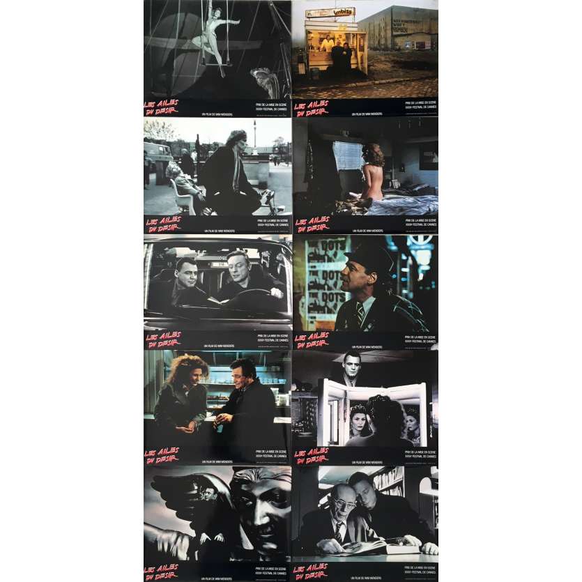 LES AILES DU DESIR Photos de film x10 - 21x30 cm. - 1987 - Bruno Ganz, Wim Wenders