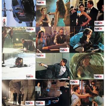 TRUE LIES Photos de film x12 - 120x160 cm. - 1994 - Arnold Schwarzenegger, James Cameron