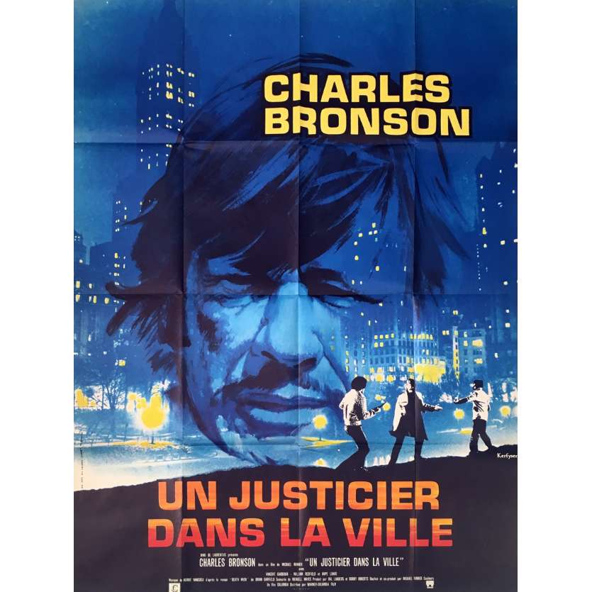 Mauvais-genres.com - CHARLES BRONSON Un justicier dans la ville Affiche française 1974