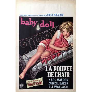 BABY DOLL Movie Poster - 14x21 in. - 1956 - Elia Kazan, Karl Malden BABY DOLL Movie Poster - 14x21 in. - 1956 - Elia Kazan, Karl Malden