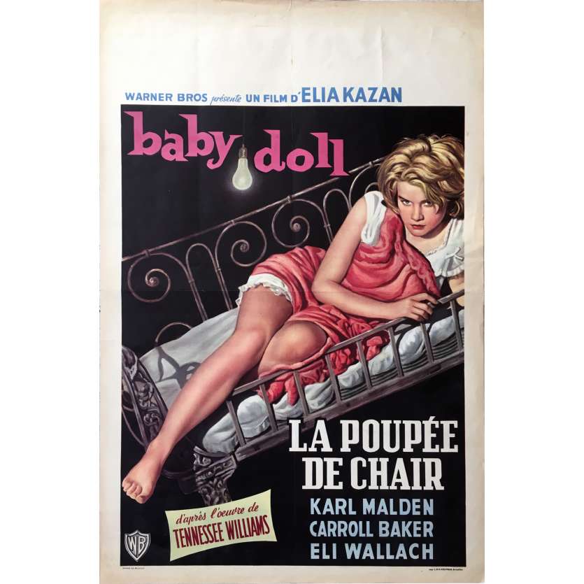BABY DOLL Movie Poster   - 14x21 in. - 1956 - Elia Kazan, Karl Malden