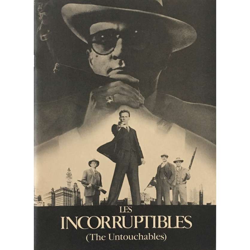 LES INCORRUPTIBLES Dossier de presse - 21x30 cm. - 1987 - Kevin Costner, Brian de Palma