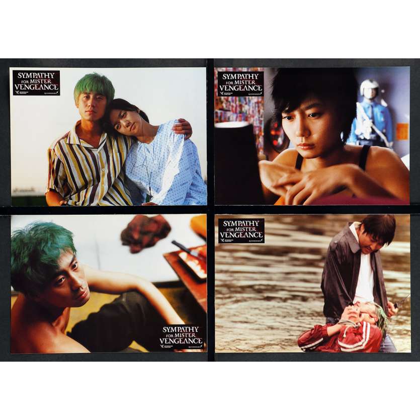 SYMPATHY FOR MR. VENGEANCE Lobby Cards x8  - 10x12 in. - 2002 - Chan-wook Park, Kang-ho Song