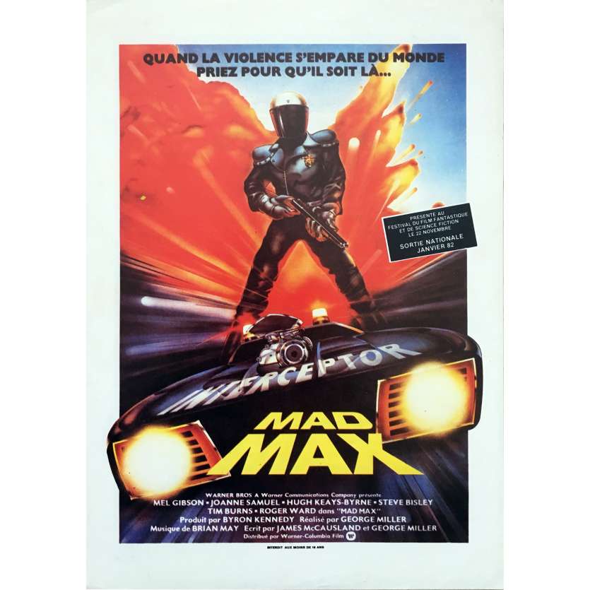 MAD MAX Synopsis  - 21x30 cm. - 1979 - Mel Gibson, George Miller