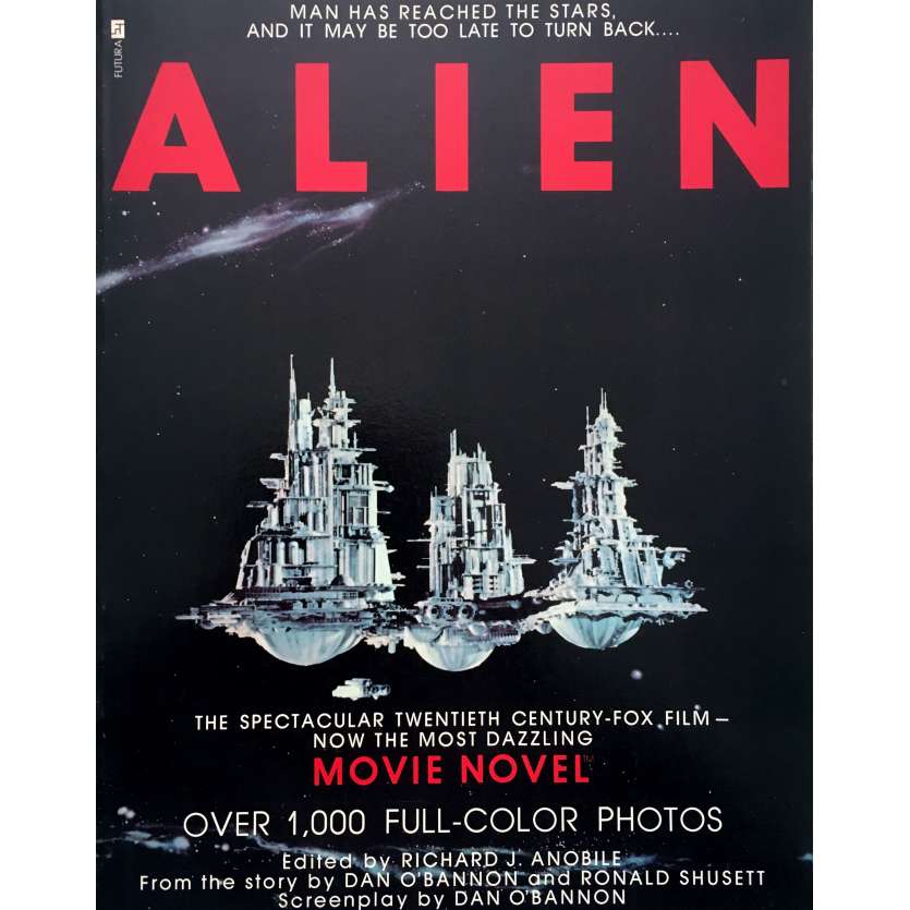 ALIEN Book - 9x12 in. - 1979 - Ridley Scott, Sigourney Weaver