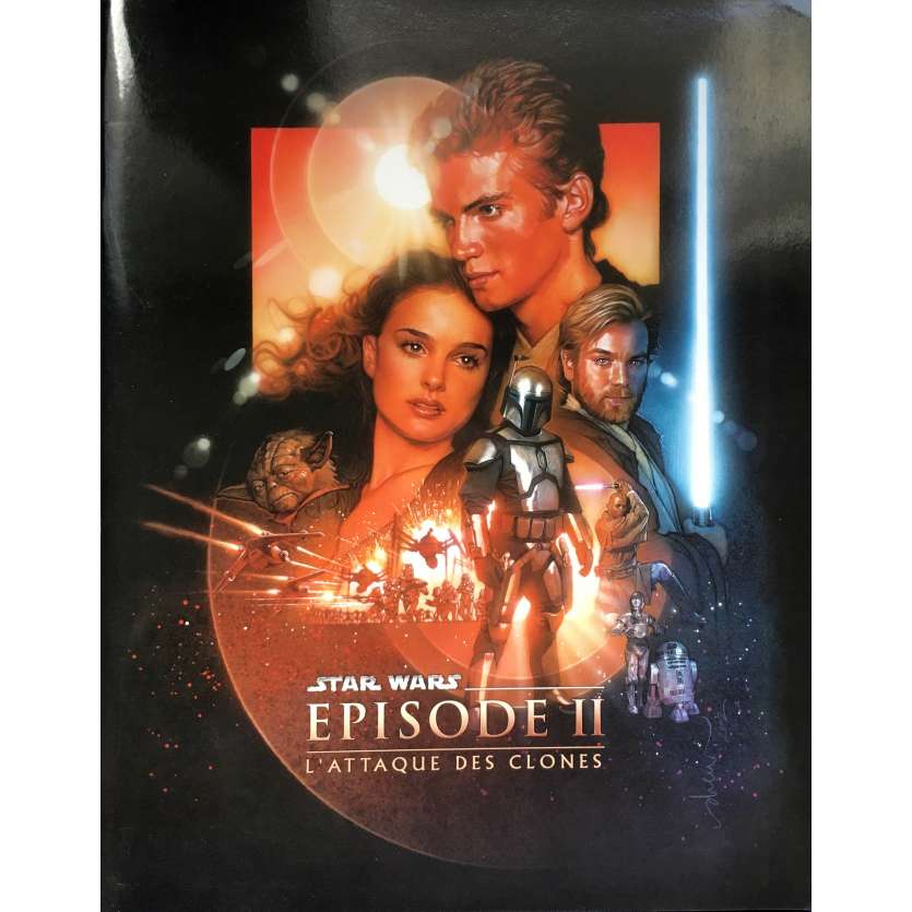 STAR WARS - ATTACK OF THE CLONES Pressbook - 9x12 in. - 2002 - George Lucas, Natalie Portman