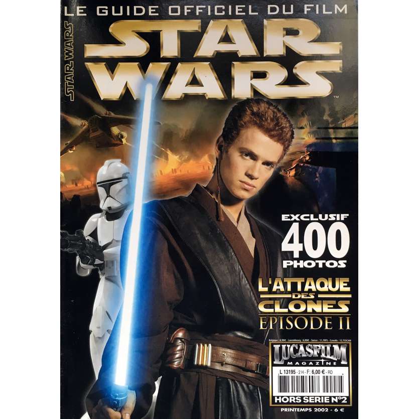 STAR WARS - L'ATTAQUE DES CLONES Magazine  - 21x30 cm. - 2002 - Natalie Portman, George Lucas