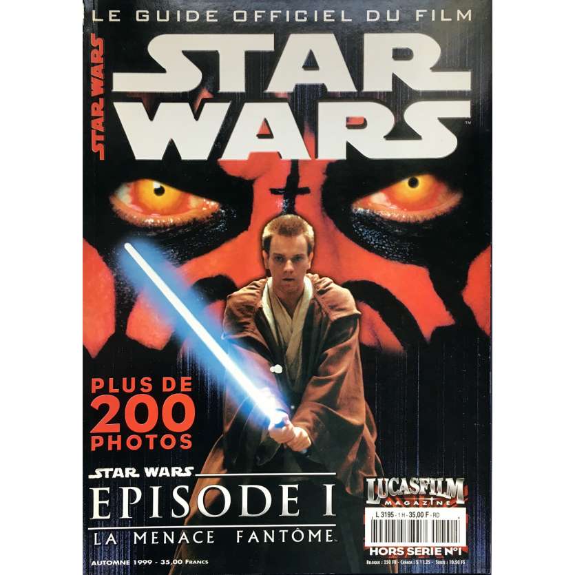 STAR WARS - LA MENACE FANTOME Magazine  - 21x30 cm. - 1999 - Ewan McGregor, George Lucas