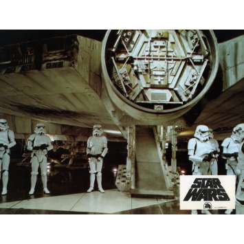 STAR WARS - LA GUERRE DES ETOILES Photo de film N04-EN - 21x30 cm. - 1977 - Harrison Ford, George Lucas