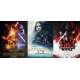 STAR WARS Movie Poster LOT of 3 ! Last Jedi, Rogue One, Force Awakens, ORIGINALS, ROLLED !