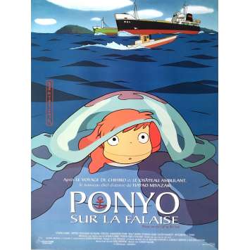 PONYO SUR LA FALAISE Affiche de film - 40x60 cm. - 2008 - Hayao Miyazaki, Studio Ghibli