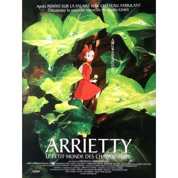 ARRIETY Affiche de film - 40x60 cm. - 2010 - Hayao Miyazaki, Studio Ghibli